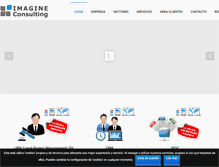 Tablet Screenshot of imagine-cs.com